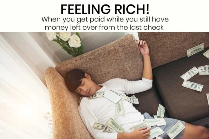Money Meme on Feeling Rich!