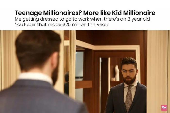 Money Meme on Teenage and Kid Millionaires