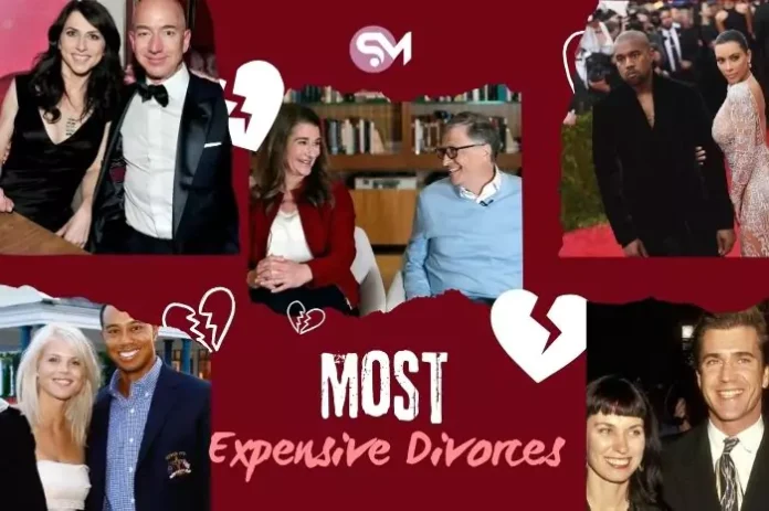 most expensive celebrity divorces