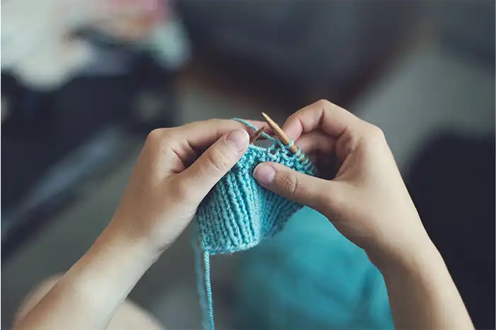 Try Knitting Or Crochet