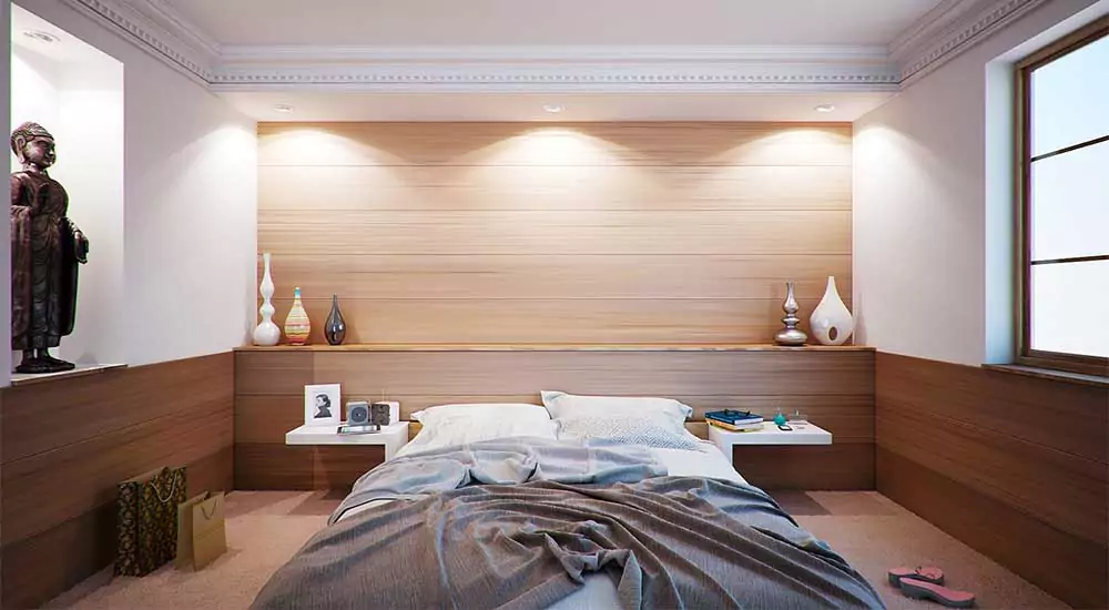 luxury bedroom lighting