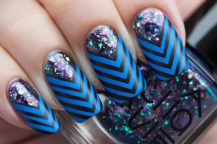 Anti-Nerd Geometric Nails