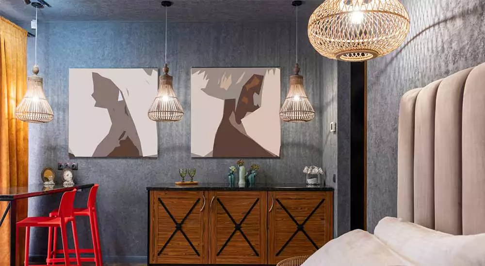 How to Decorate a Rented Room with Creative Lighting